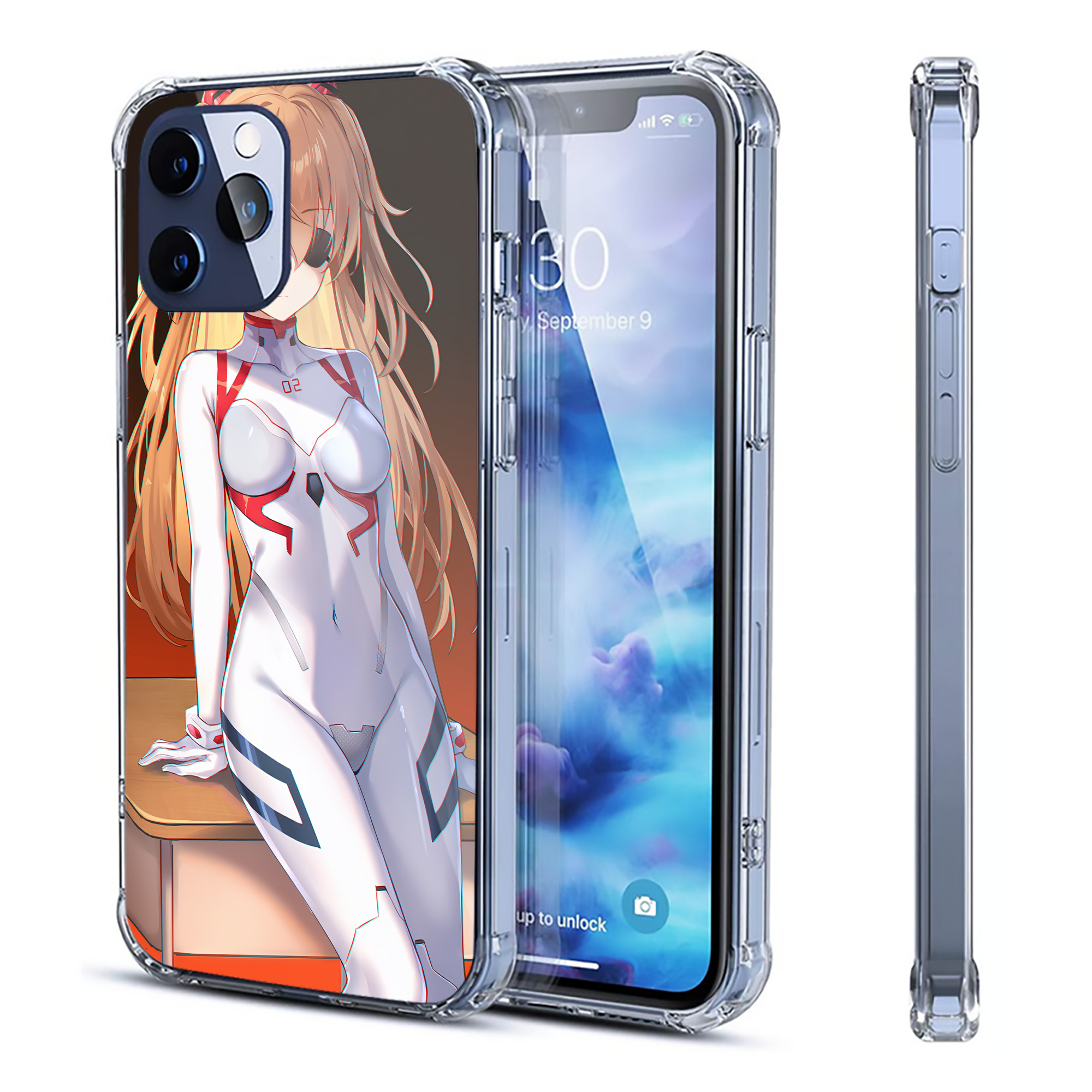 （画像用） EVA 新世紀エヴァンゲリオン 【iPhone 12シリーズ対応】透明スマホケース（クリアソフトケース）